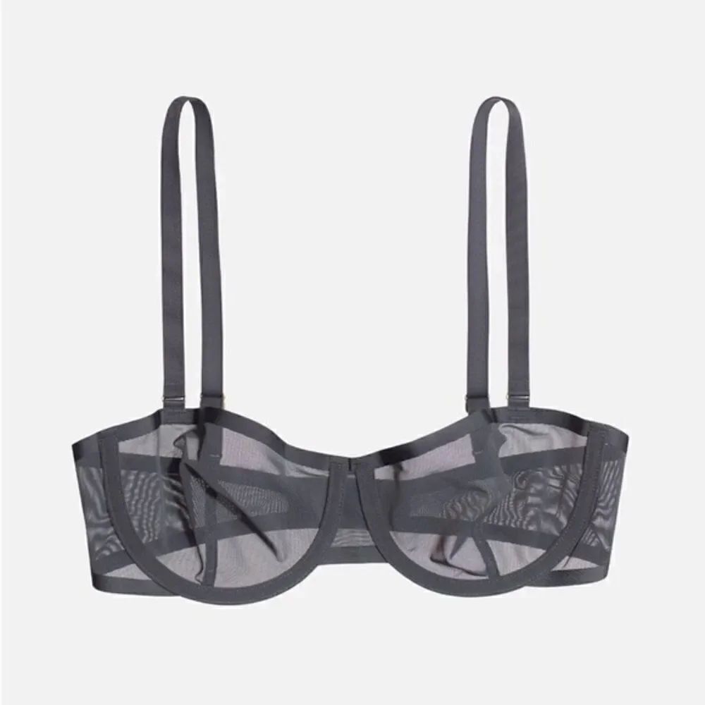 CUUP The Balconette Bra Mesh Grey 38B